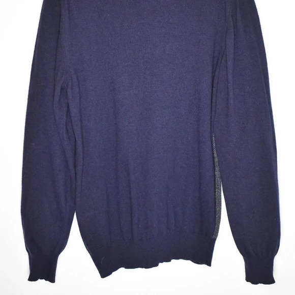 Filippo Riberti Mens Sz M Quarter Zip Knit Pullover Sweater Wool Cashmere Italy - Picture 8 of 13